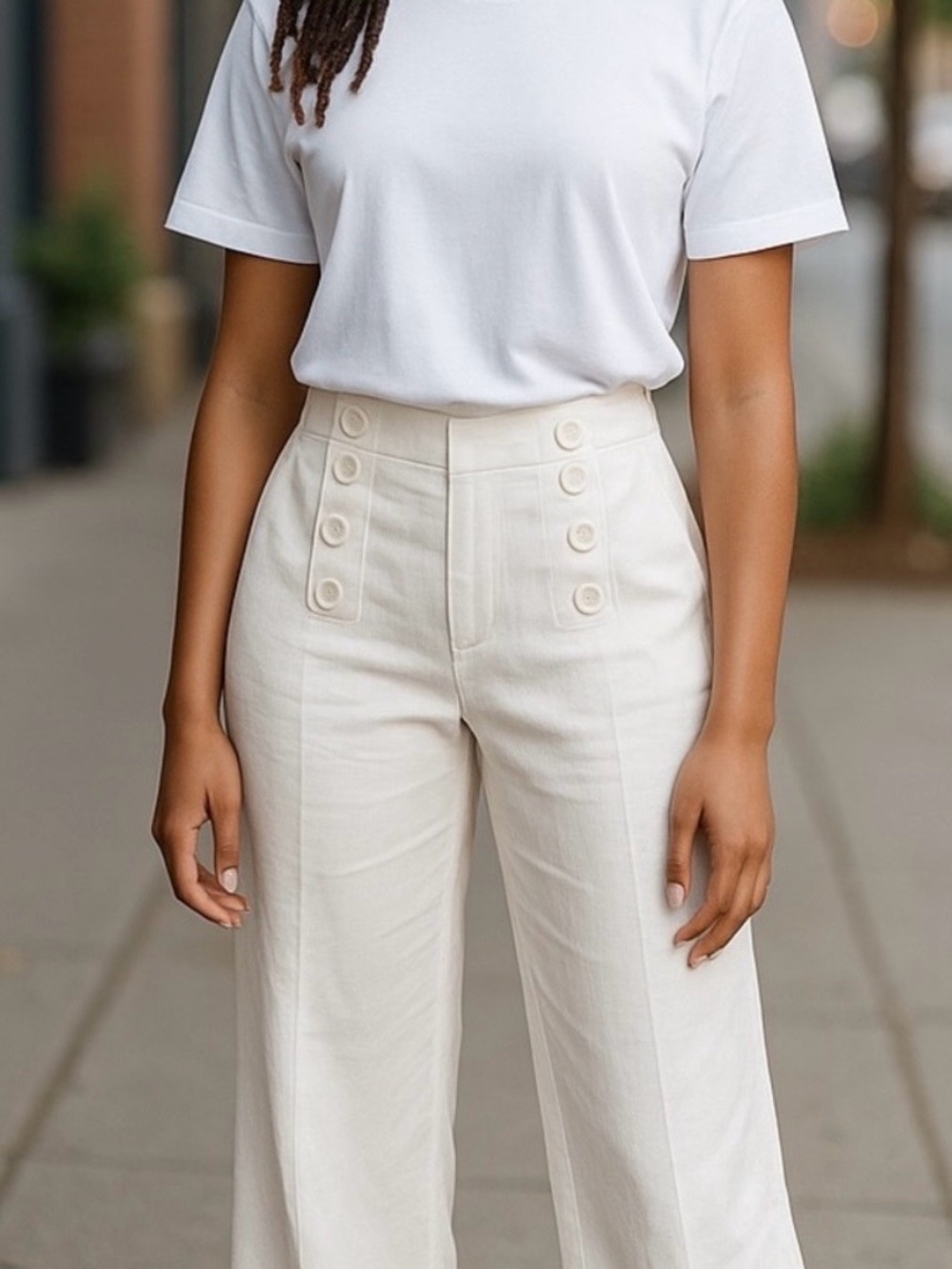 NWT Banana Republic linen sailor pants